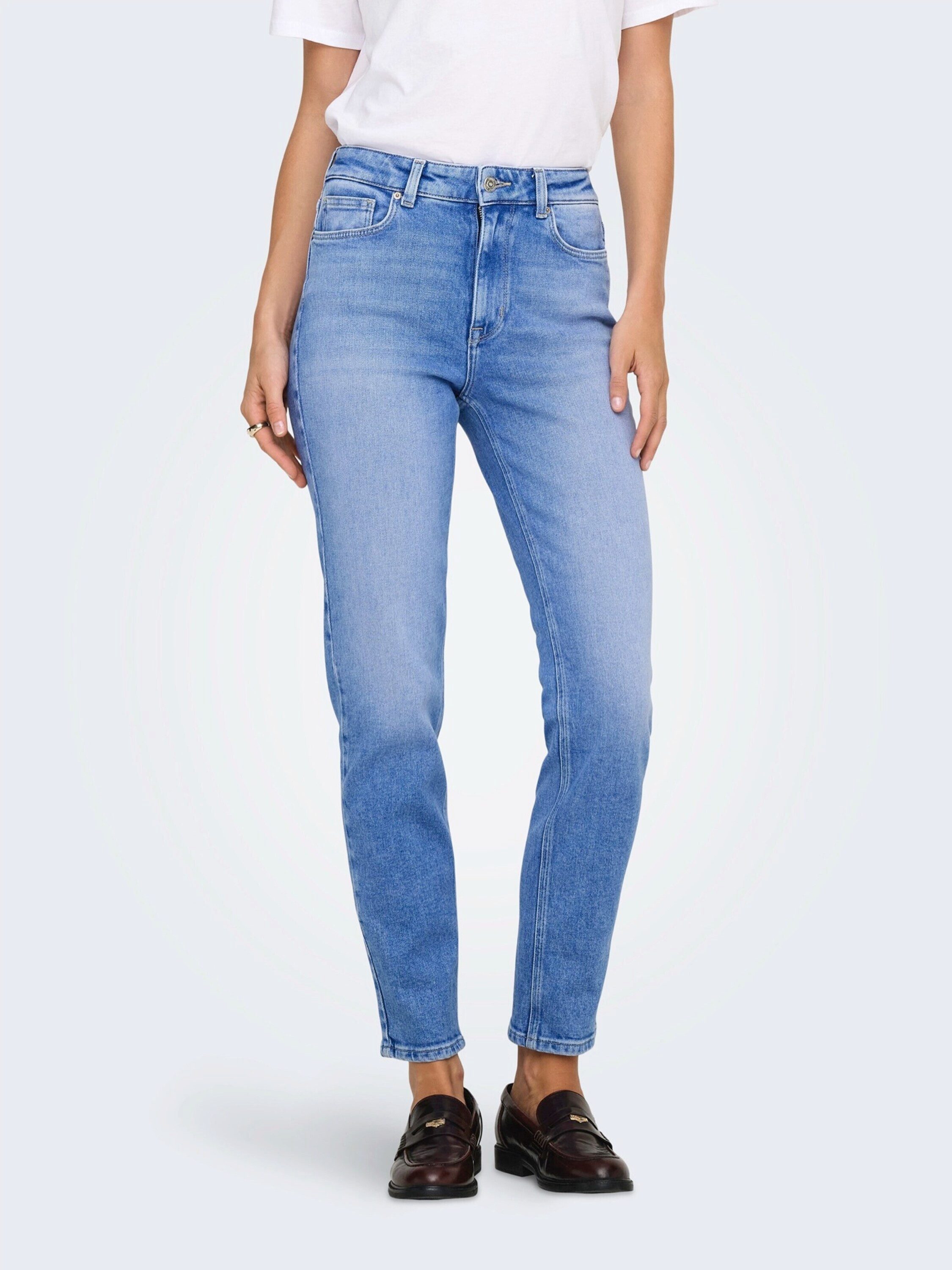 ONLY Regular-fit-Jeans (1-tlg) Plain/ohne Details