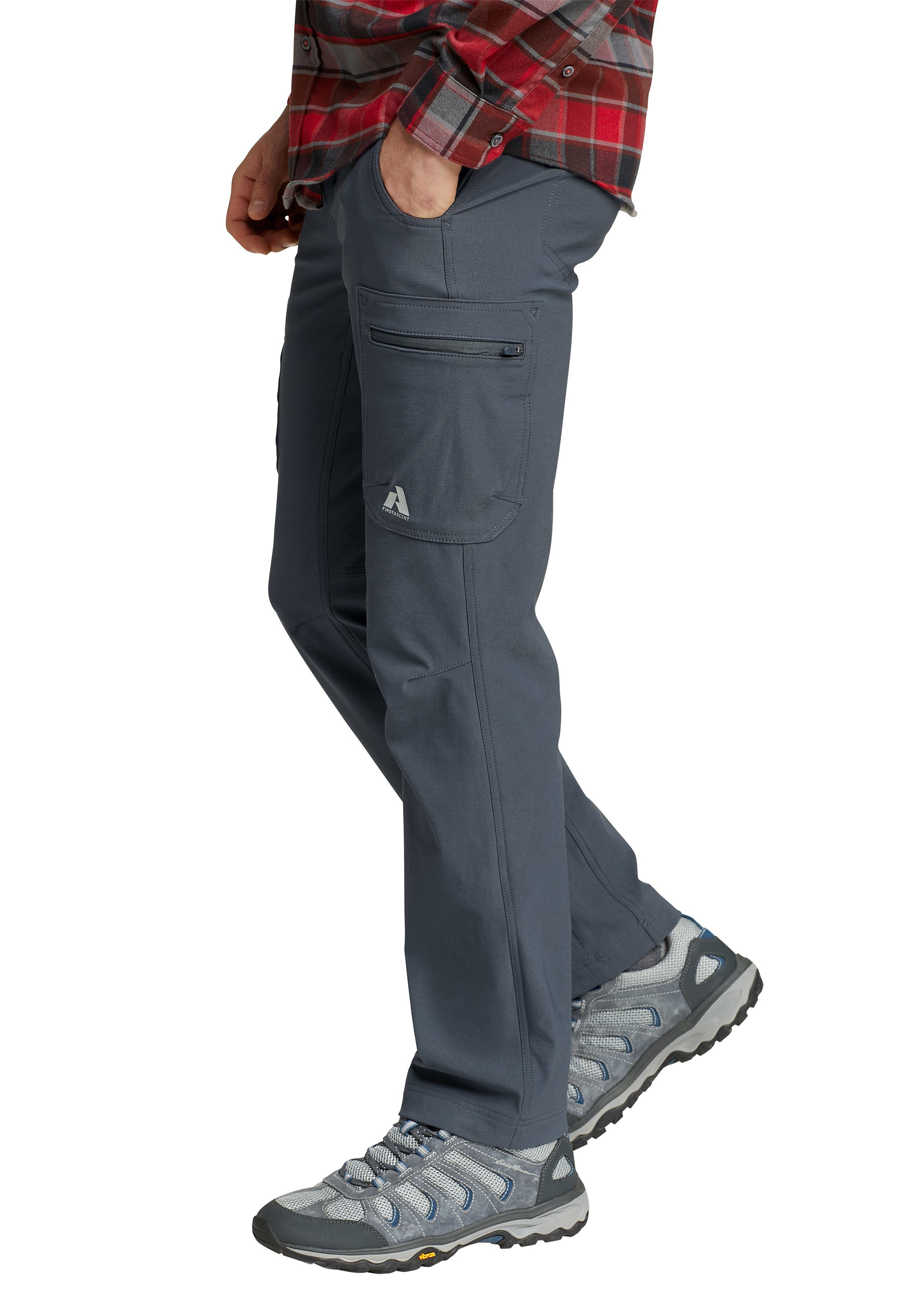 Trekkinghose Sturmgrau Thermohose Eddie Pro Bauer Guide