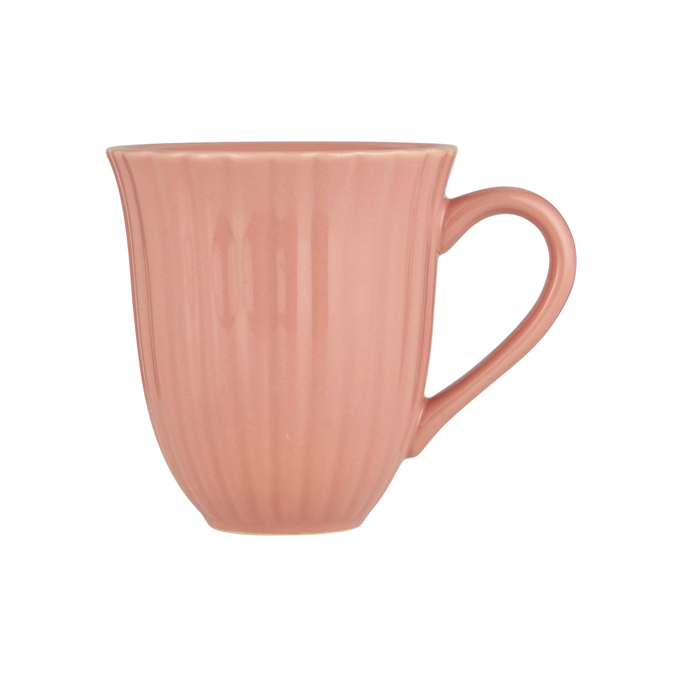 Ib Laursen Tasse IB Laursen Tasse mit Rillen Mynte® Coral Almond