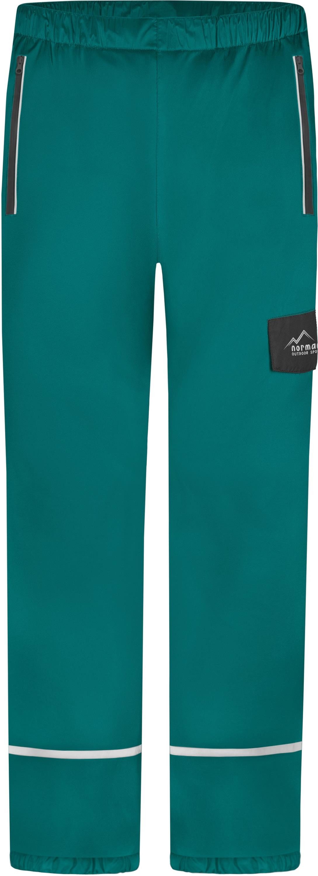 normani Regenhose Kinder Regenhose Shalalth Wasserdichte Winterhose Matschhose mit Reißverschlusstaschen – Bild 2 von 5