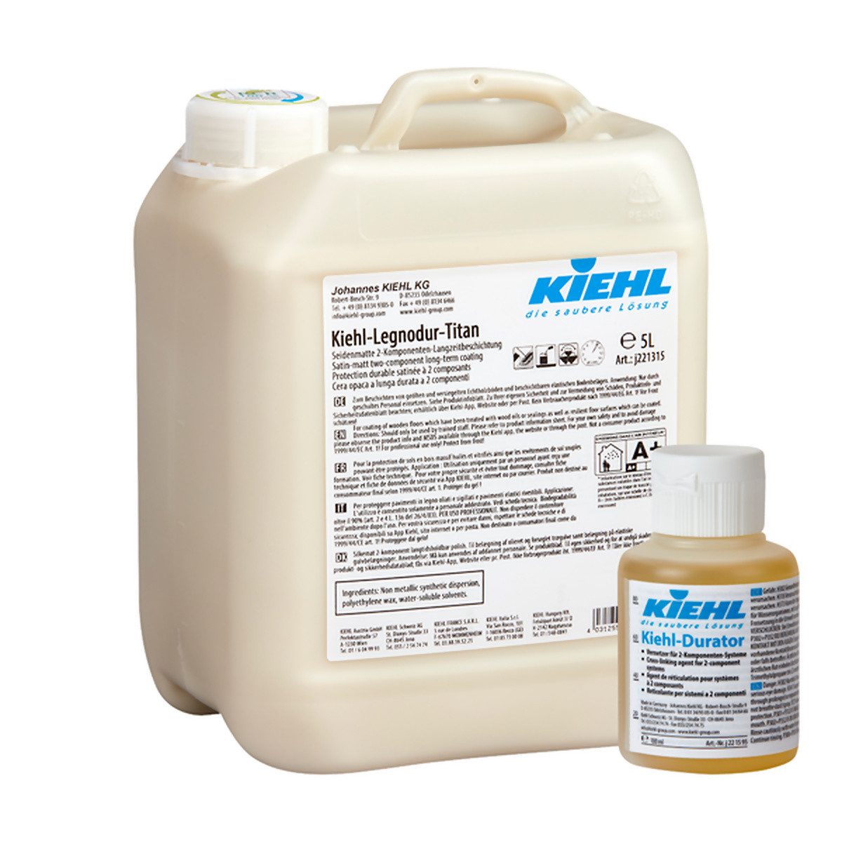 Kiehl Kiehl Legnodur Titan mit Durator Bodenpflegemittel
