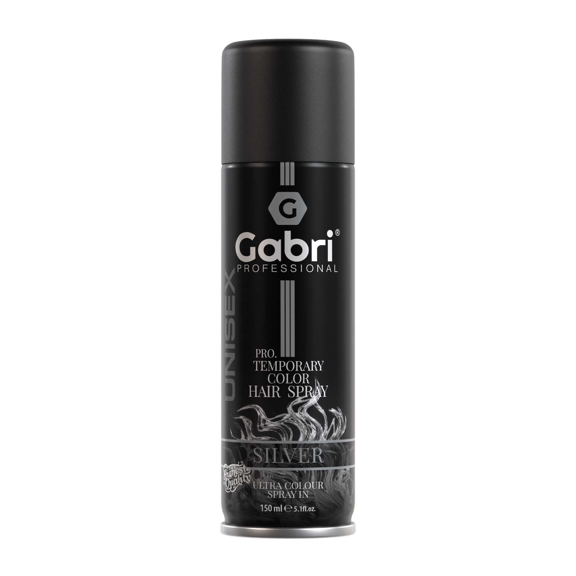 Gabri Professional Haartönung Gabri Professional - Pro Temporary Hair Colour Spray Silver 150ml