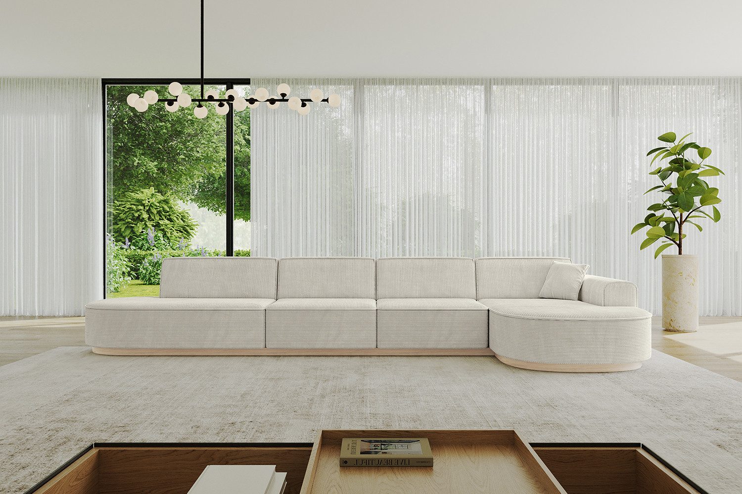 ALTDECOR Ecksofa MARI-L3-v1, Sofa Praktische Bequeme Funktionsecke Couch L-Form Eckcouch, Corner Sofa L-Form Vielseitige Sofa Wohnlandschaft Wohnzimmer