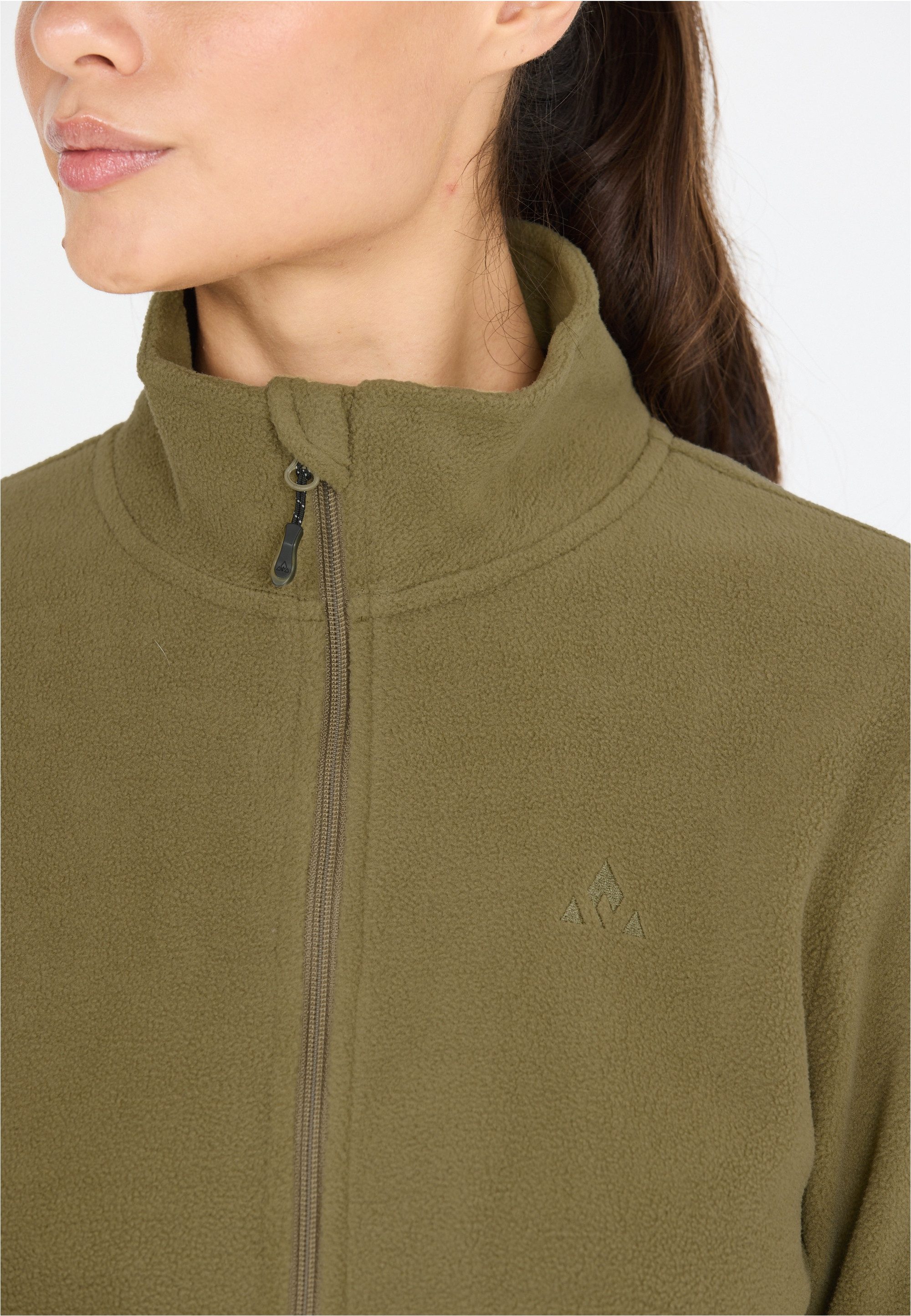 WHISTLER Fleecejacke Cocoon mit praktischem Tunnelzug – Bild 4 von 5