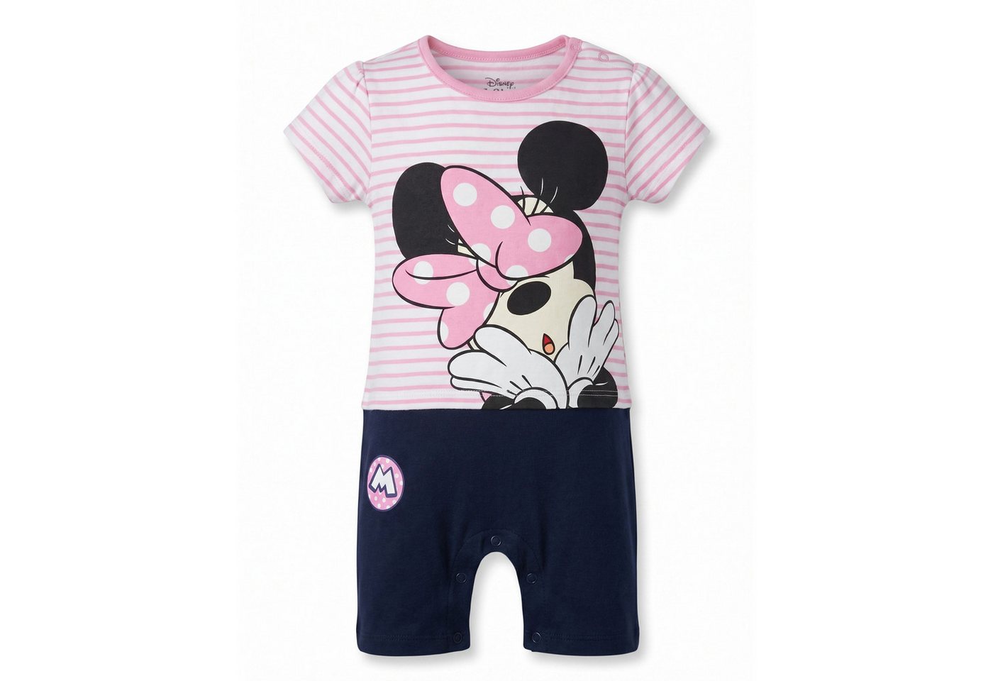 Disney Minnie Mouse Strampler Disney Minnie Maus Baby Strampler Einteiler Gr. 62 bis 86