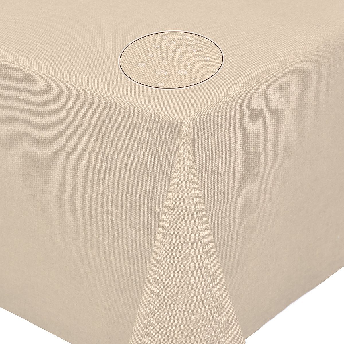 Fiora Tischdecke Lotuseffekt Tischtuch bügelfreie Tischdecke günstig online kaufen