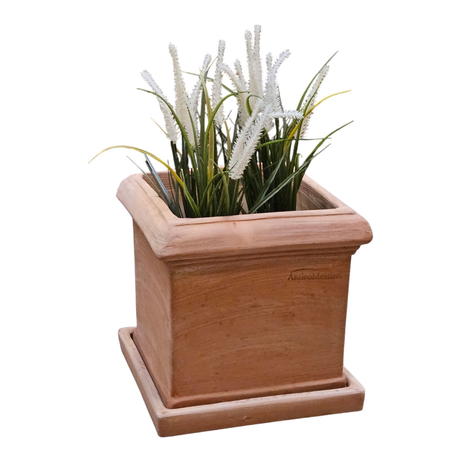 Teramico Blumentopfuntersetzer Untersetzer Pflanzteller Terrakotta ECKIG günstig online kaufen