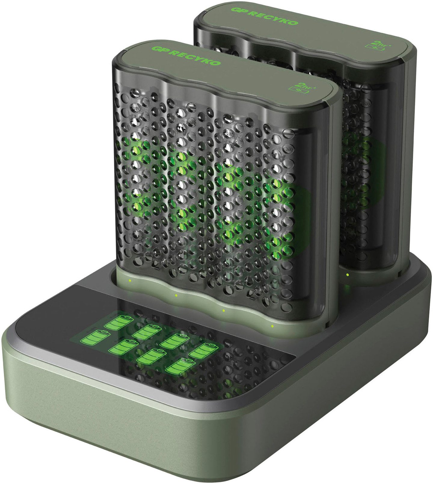 M452 USB 8AA Schnellladung mit Dock Batterie-Ladegerät