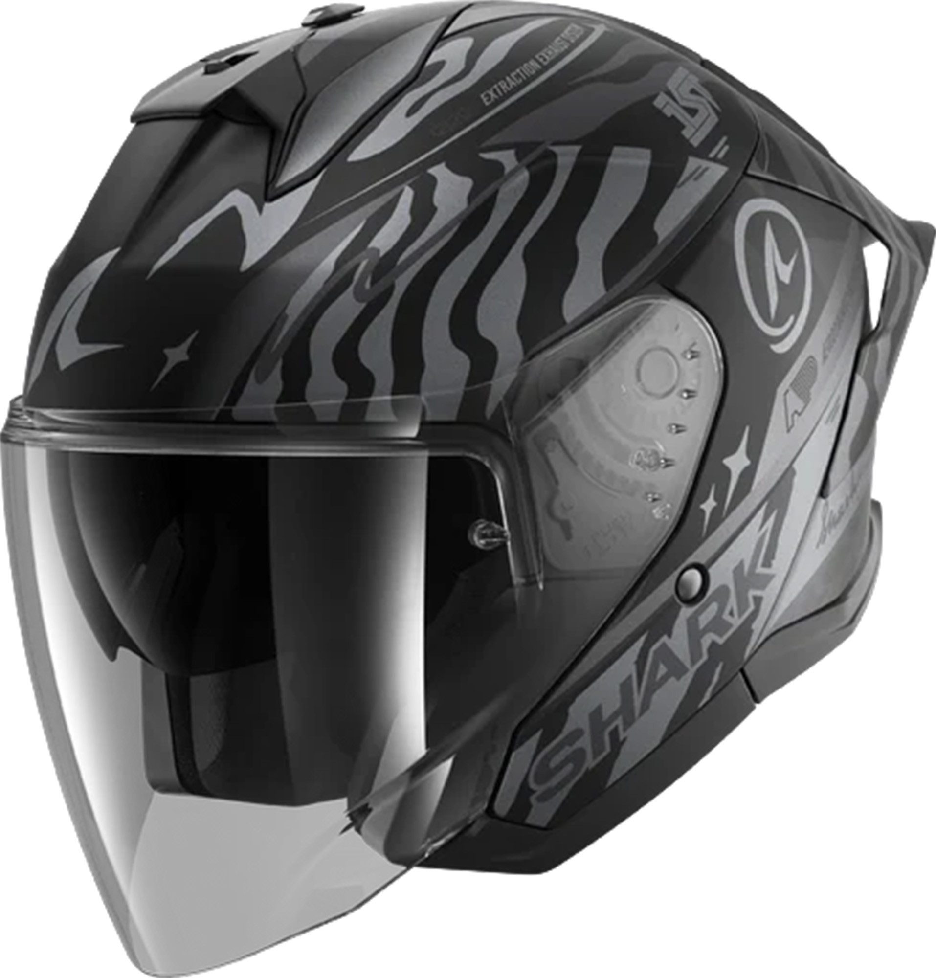 Shark Motorradhelm Skwal Cup Speed-Fancy Mat Jethelm, Antifog Beschichtet,vorbereitet Für Kommunikationssystem,geeignet