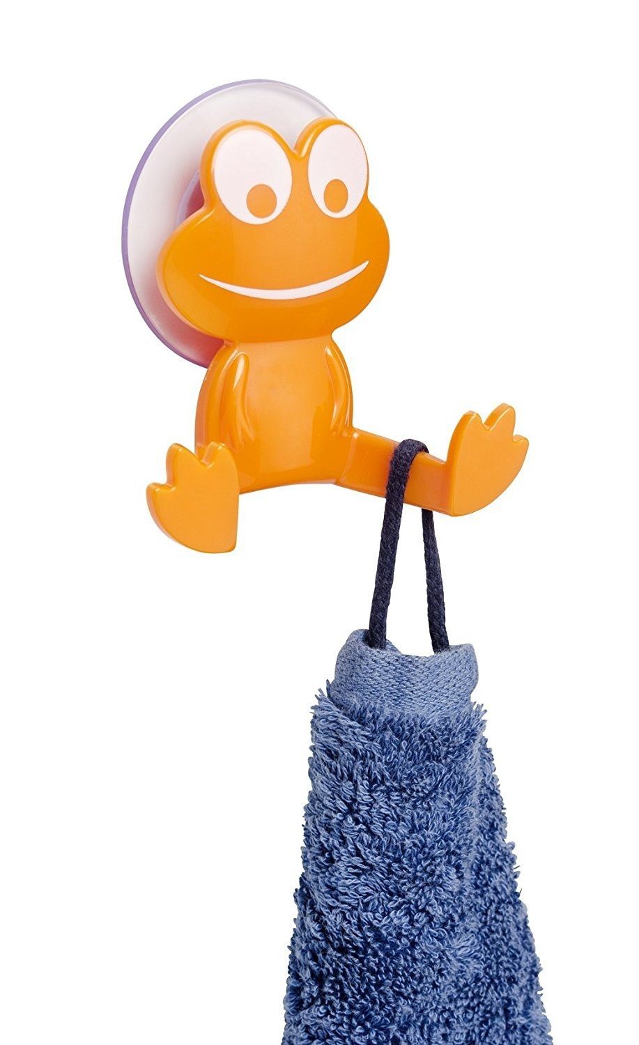 WENKO Handtuchhaken Universal Haken für Saugnapf, Aufhänger FROSCH -, WENKO