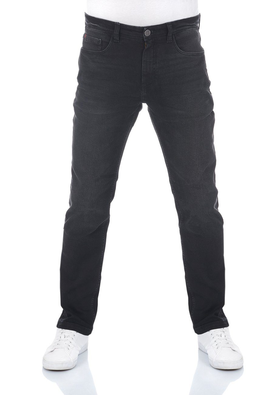 riverso Straight-Jeans Herren Джинсыhose RIVChris Regular Fit Denim Hose mit Stretch