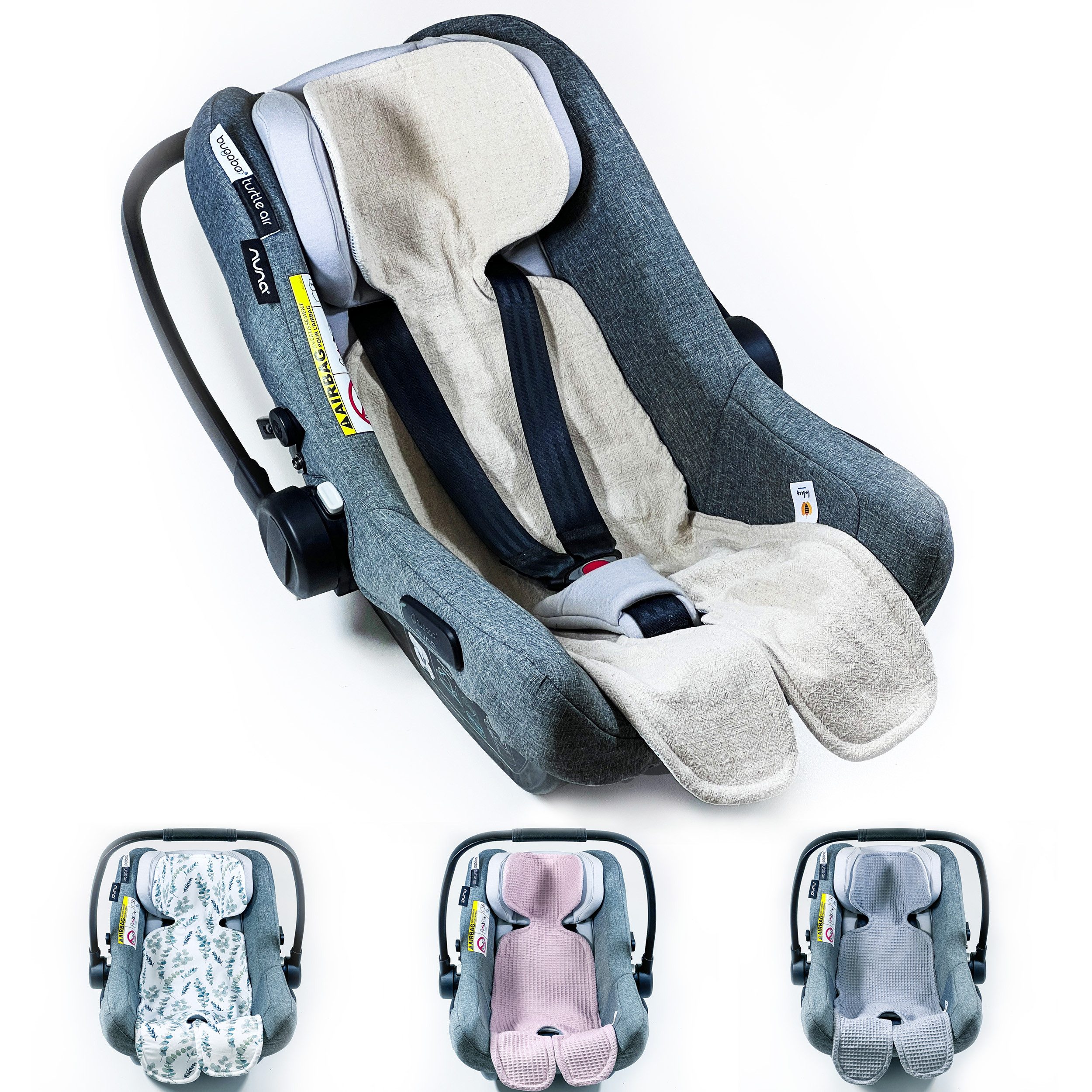 Kinderwagen-Sitzauflage Atmungsaktive Sitzauflage Babyschale Einlage Antischwitz