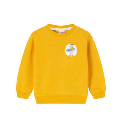 suebidou Sweatshirt Pullover gelb mit süßer Möwe für Babys und Kleinkinder