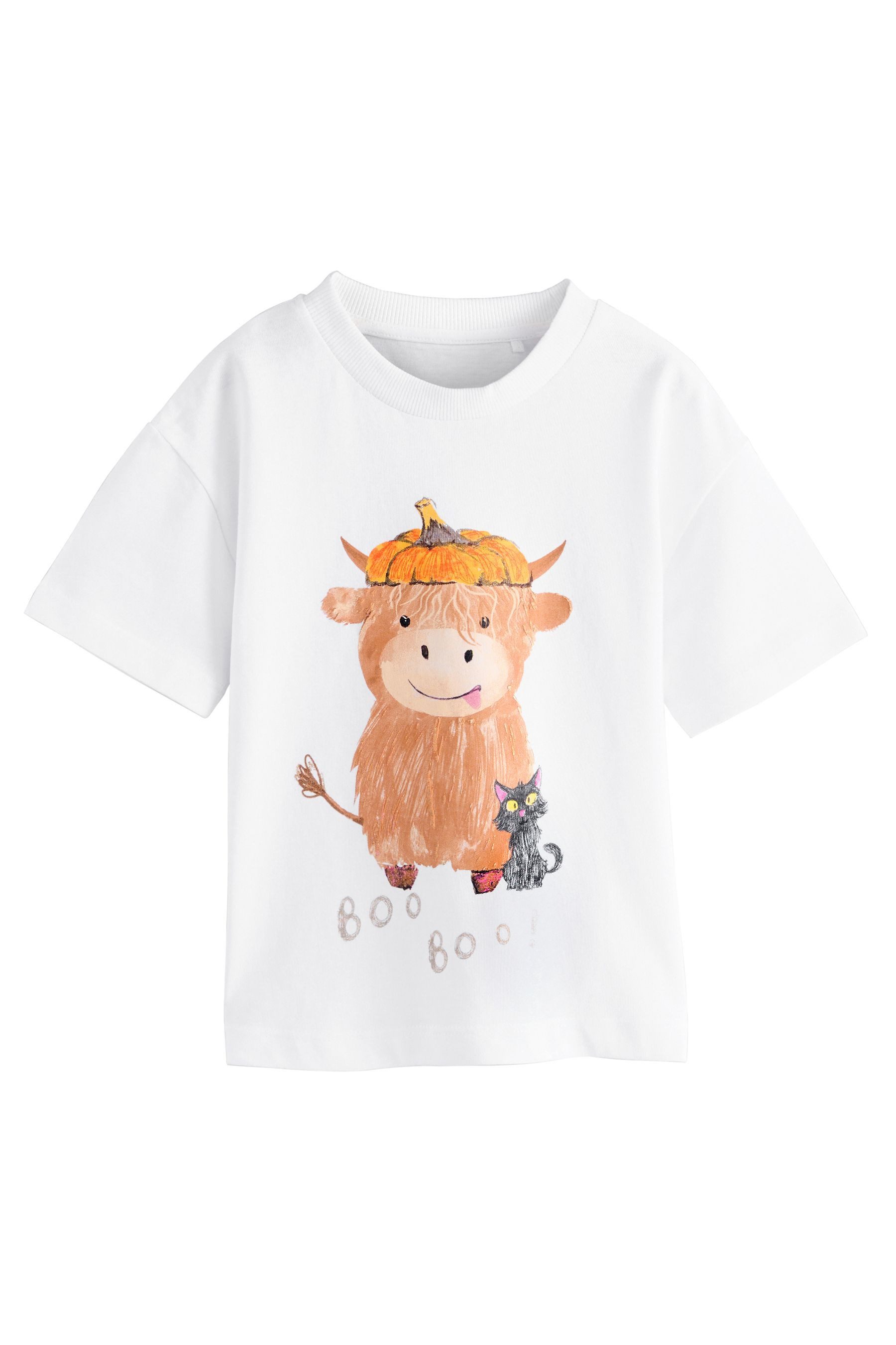 Next Langarmshirt Langarmshirt mit Halloween-Grafik (1-tlg) günstig online kaufen