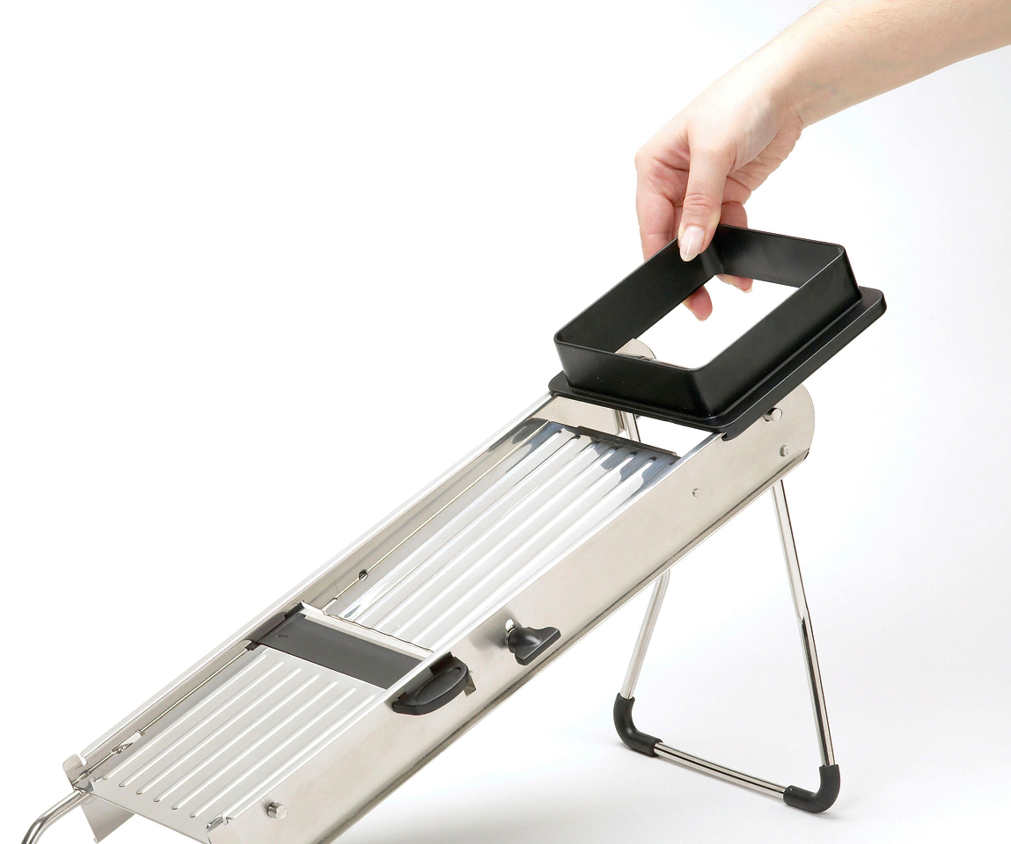 MasterClass Multireibe MasterClass, Edelstahl, (Set), Schneiden, Raspeln, Reiben