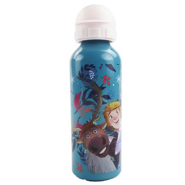 Disney Trinkflasche Disney Die Eiskönigin Alu Wasserflasche, Flasche 520 ml Anna Elsa Olaf