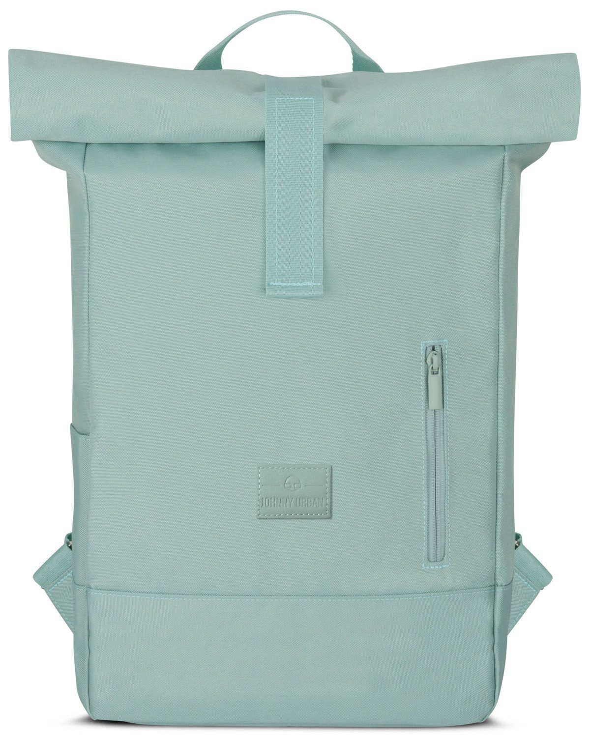 Johnny Urban Cityrucksack Robin Medium, mint Wasserabweisend Rolltop Herren, Fach, Laptop Damen