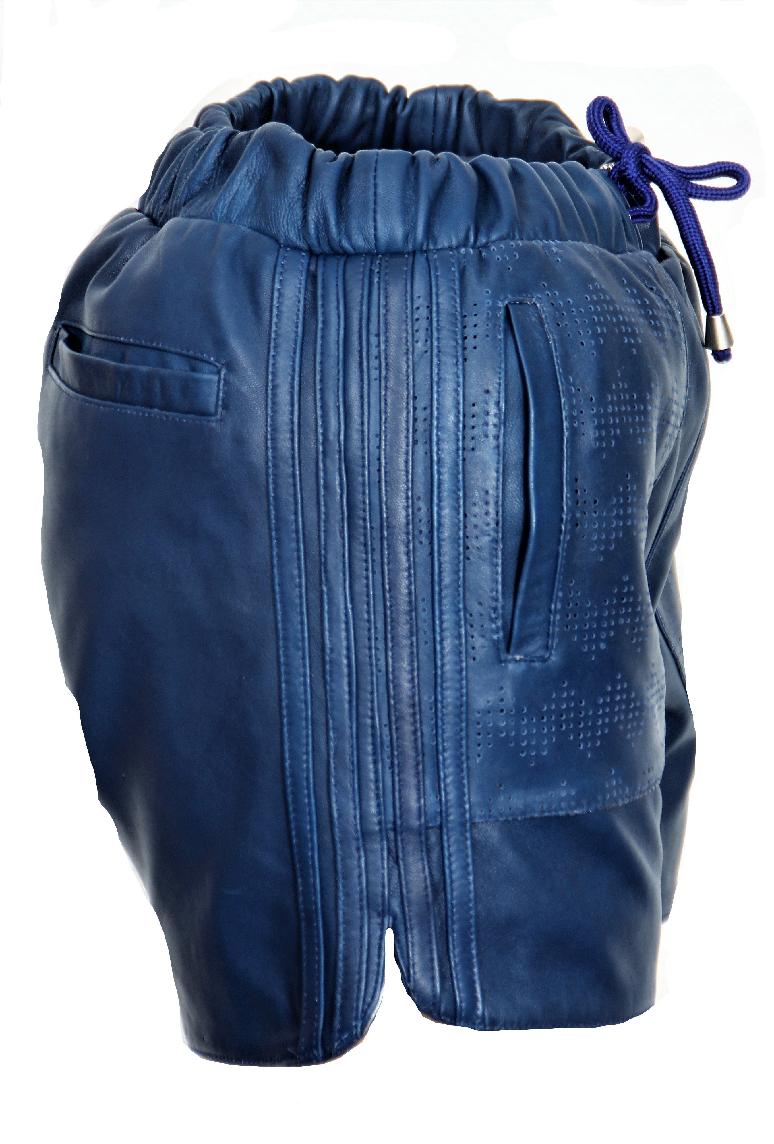 Be Noble Lederhose Yacht mit Kordelzug