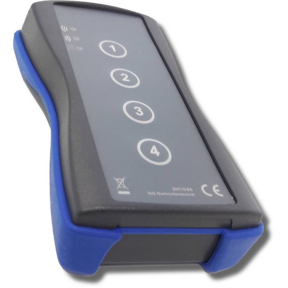 SVS Nachrichtentechnik Funk-Empfangsmodul 4-Kanal Handsender mit Dichtung und Stoßschutz IP65 01240.92