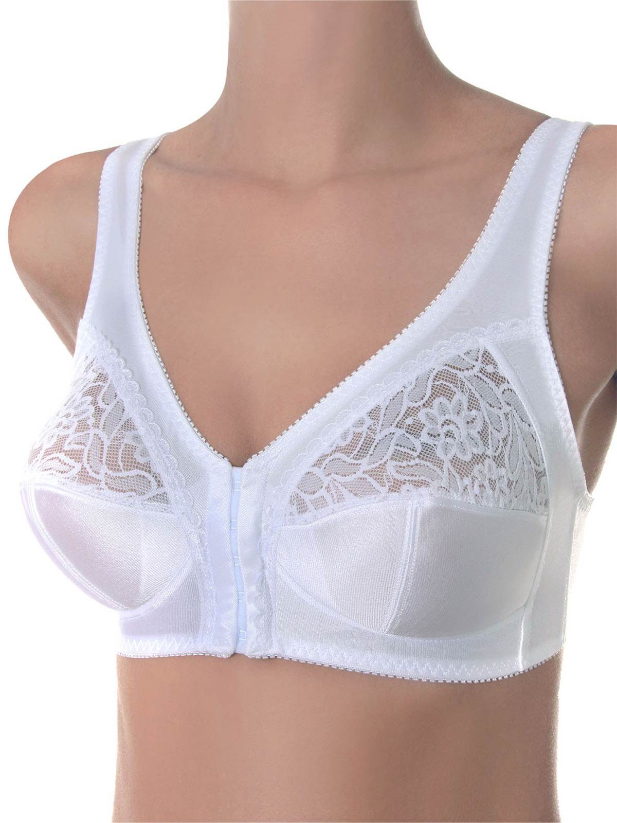 Sassa Set: Bügelloser BH 2er Sparpack Vorderverschluss BH (Spar-Set, 2-tlg) günstig online kaufen