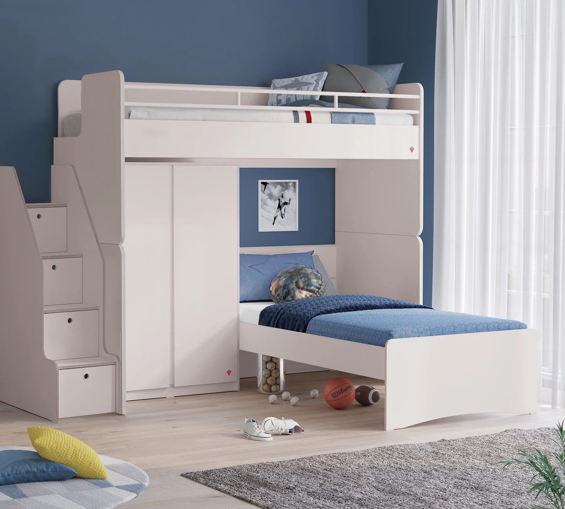 Etagenbett Studio – Dein cleveres Raumwunder für Kinder und Jugendliche