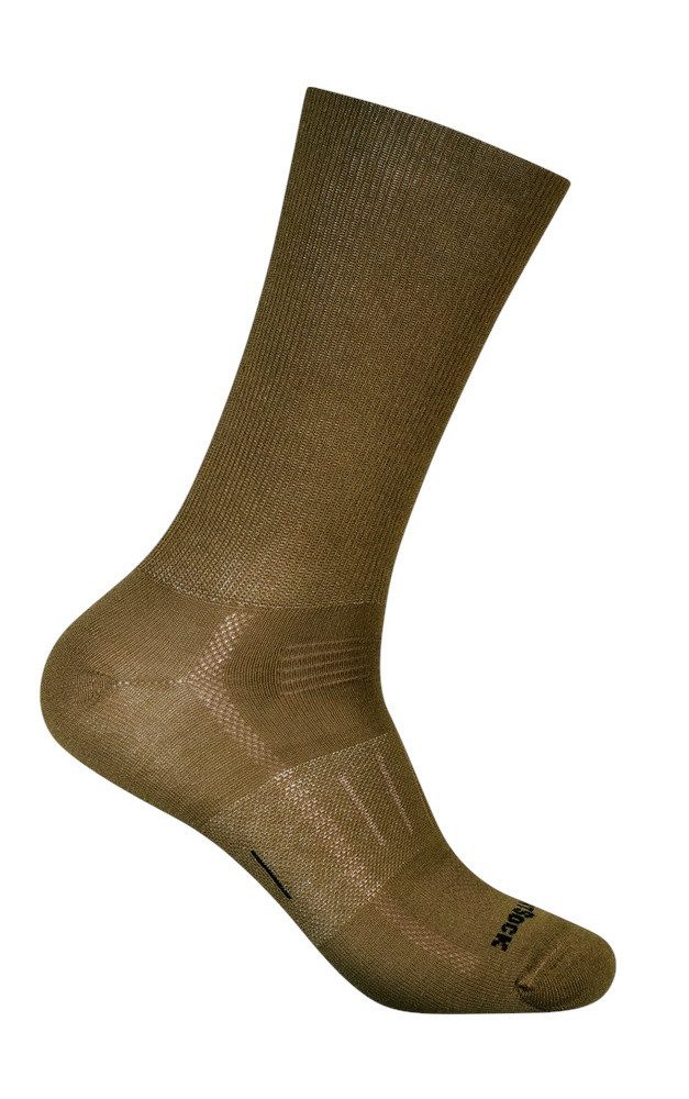 Wrightsock Wandersocken Endurance Crew Plus (wadenhoch, Anti-Blasen-Socke) coyotebraun
