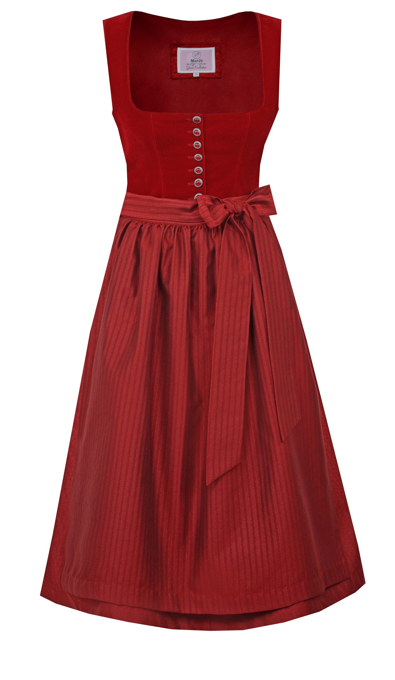MarJo Dirndl Mididirndl Nussdorf in Kirsche günstig online kaufen