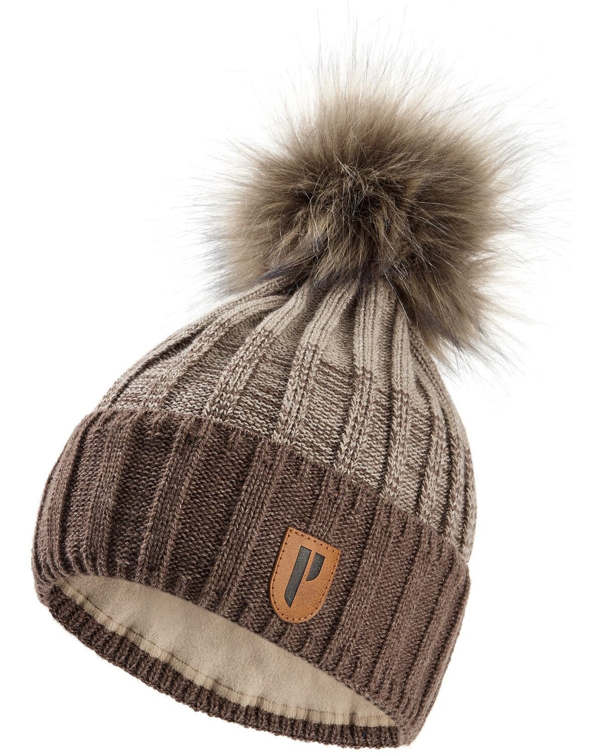 Parforce Active Strickmütze Damen Bommelmütze