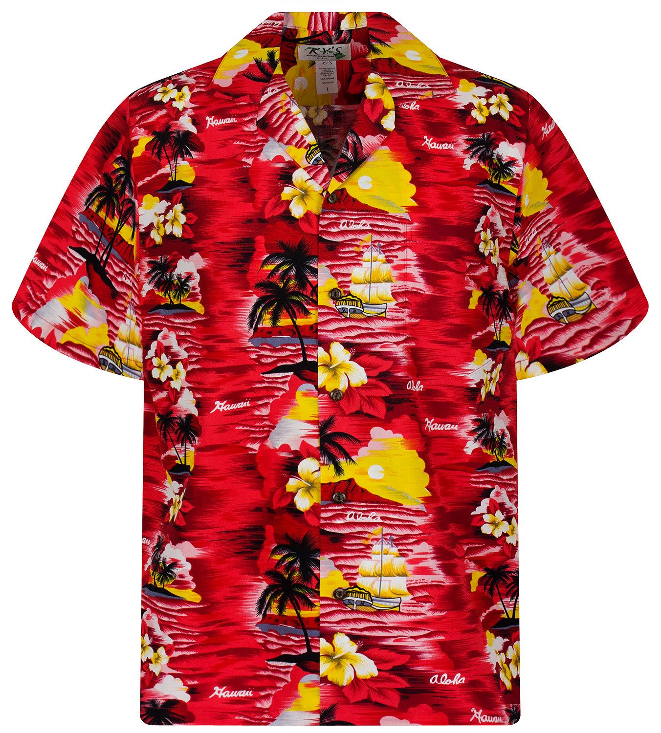 KY's Hawaiihemd Aloha Original Hawaiihemd mit günstig online kaufen