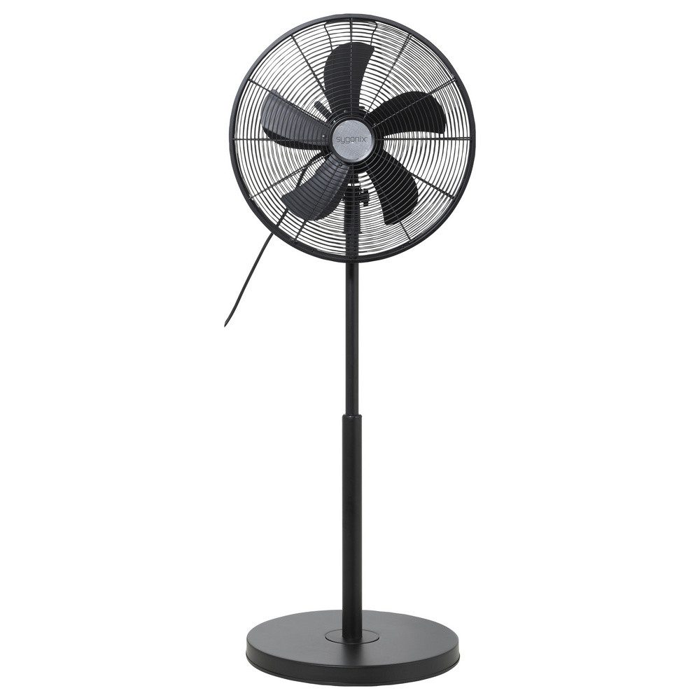 Sygonix Bodenventilator Sygonix Standventilator 50 W (x H) 445 mm x 1200 mm Schwarz Höhenv, 44.50 cm Durchmesser