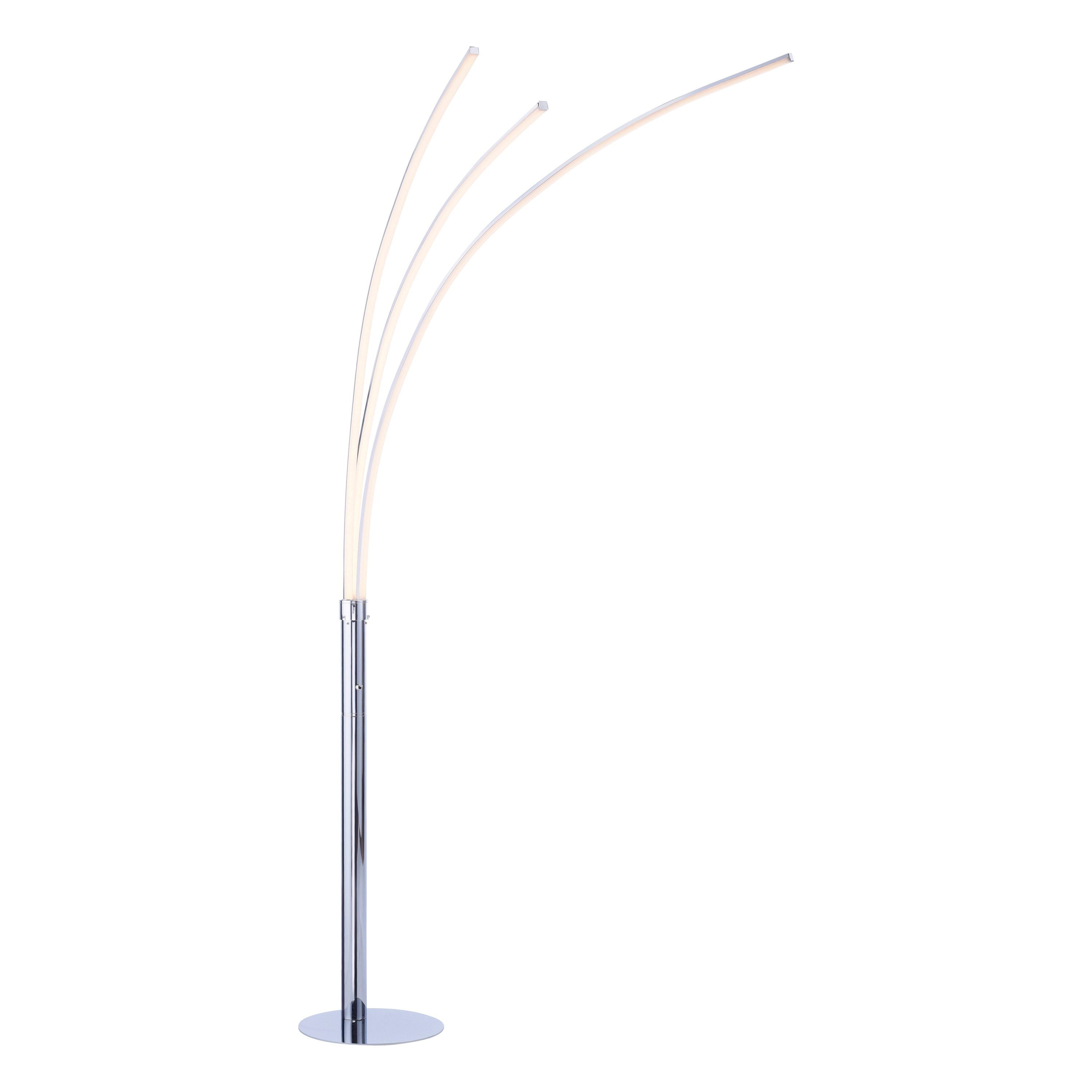 SellTec Stehlampe LED Stehlampe Bogenleuchte, steuerbar durch Kippschalter, günstig online kaufen