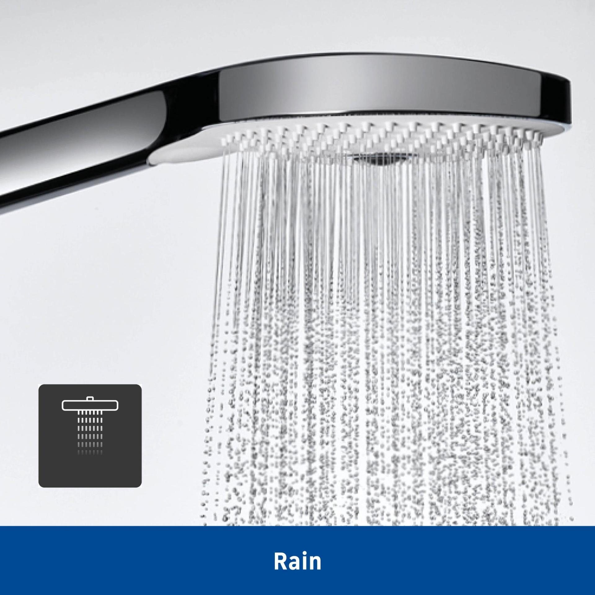 Duravit Badarmatur Handbrause 1jet 110 Duschbrause Duschkopf Regendusche Silikonnoppen zur einfachen Reinigung