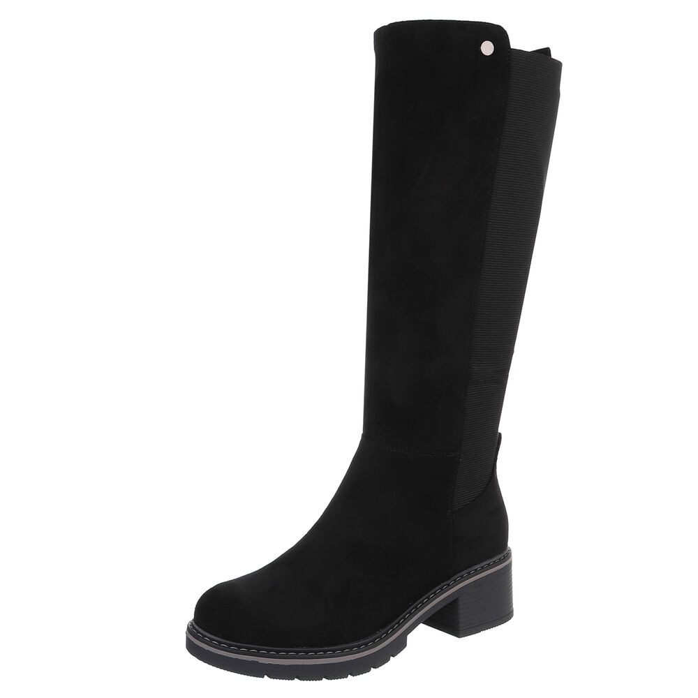 Ital-Design Modische Stiefeletten mit stabilem Absatz günstig online kaufen