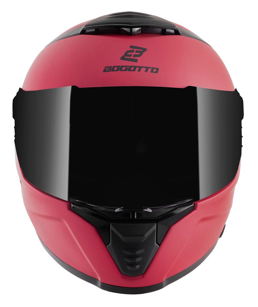 Bogotto Motorradhelm FF118 Helm, vorbereitet für Kommunikationssystem,vorbereitet für Pinlockschei