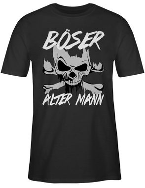 Shirtracer T-Shirt Böser alter Mann Piraten & Totenkopf