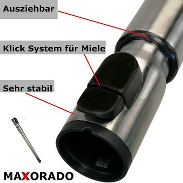 Maxorado Staubsaugerdüsen-Set Staubsauger rohr düse Set für Miele 10976620 Complete C3 Pure Red