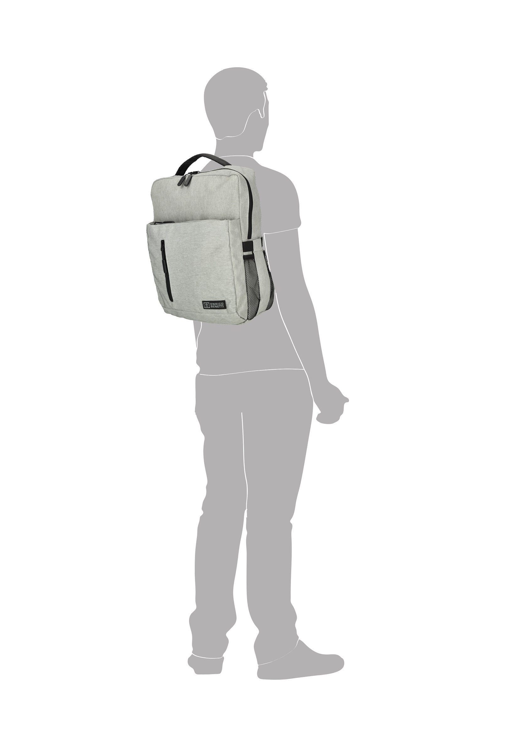 Christian Wippermann Cityrucksack Keiner Damen Herren Rucksack City Tasche Bordgepäck (einzeln), Wasserabweisend