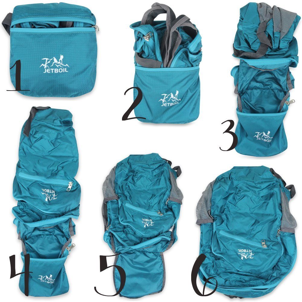 Frentree Rucksack Faltbar, Wasserdicht und sehr leicht, für Outdooraktivitäten geeignet, einfach zu verstauen