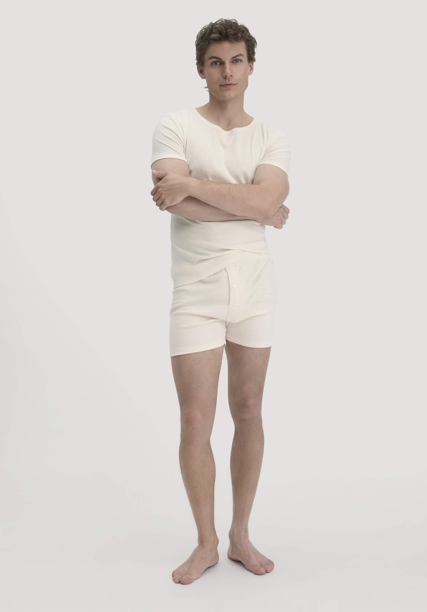 Hessnatur Boxershorts PureNATURE aus reiner Bio-Baumwolle (1-St)