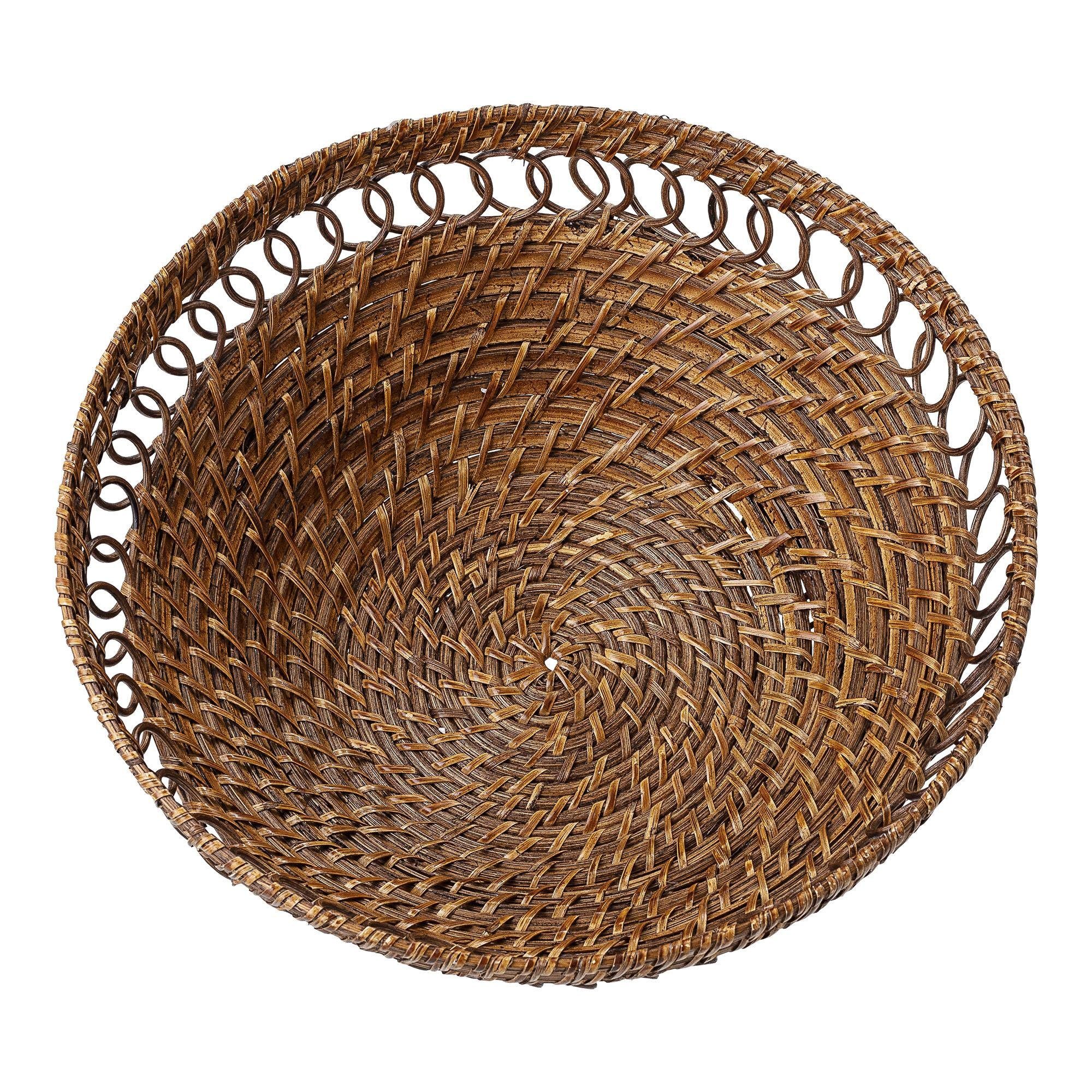 Bloomingville Brotkorb Brotkorb Rattan braun, Rattan, (1-tlg)