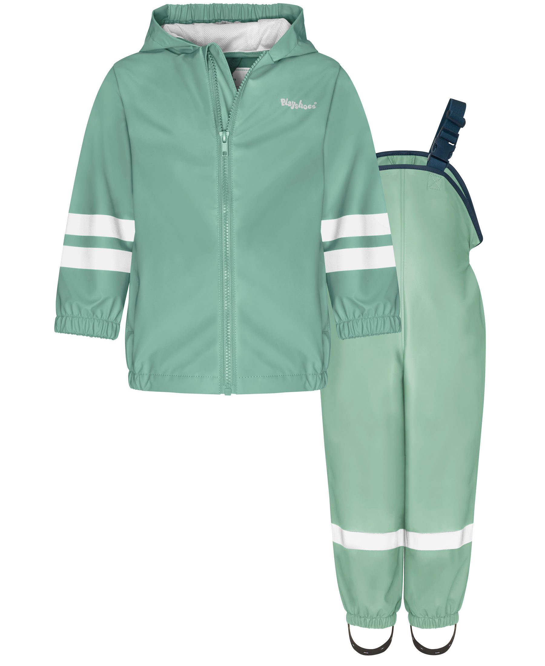 Playshoes Regenjacke Regen-Set Latzhose Basic