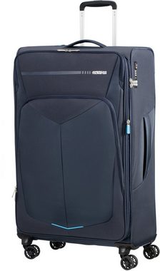 American Tourister® Weichgepäck-Trolley Summerfunk, 79 cm, 4 Rollen, Reisekoffer Großer Koffer TSA-Zahlenschloss mit Volumenerweiterung