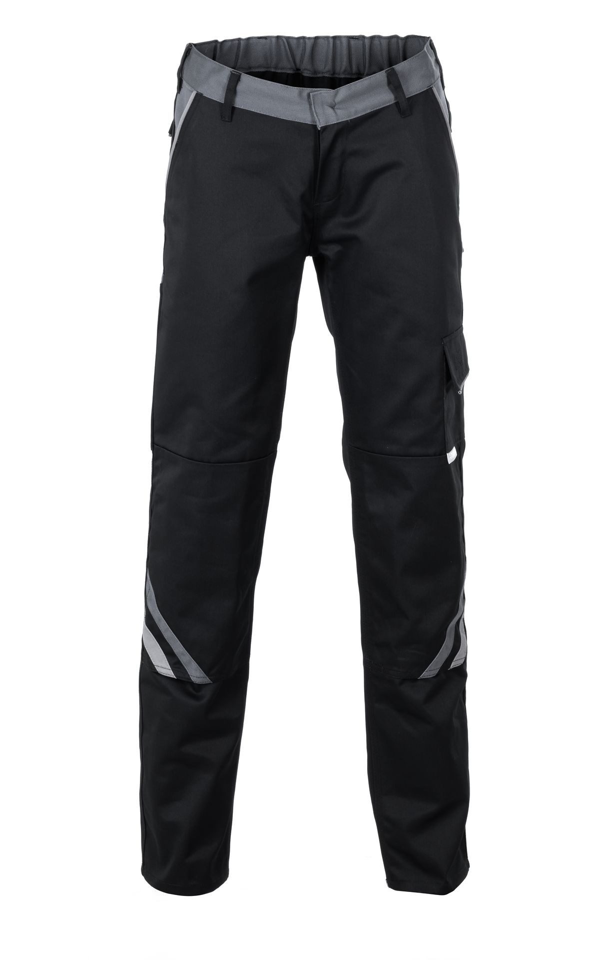 Planam Arbeitsbundhose PLANAM Damen Bundhose HIGHLINE Schwarz/Schiefer/Zink