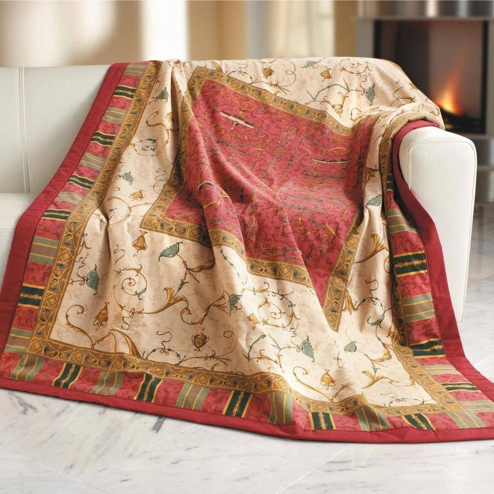 Plaid Plaid Oplontis V8 in Rot von Bassetti, Bassetti
