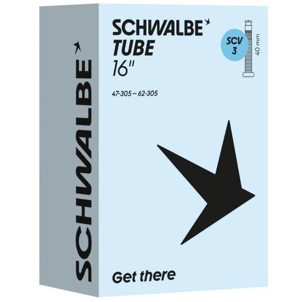 Schwalbe Fahrradschlauch Schwalbe Schlauch Nr. 3 16 Zoll - SCV 40 mm, 47-62-305