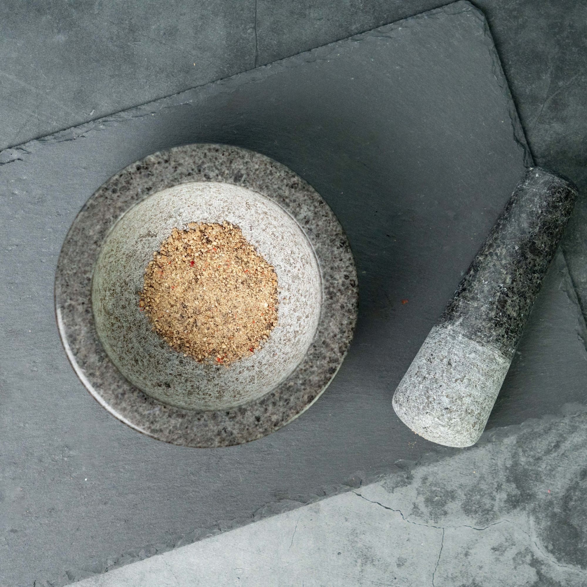 WESTMARK Mörser, (Set, 2-tlg), Natur-Granit