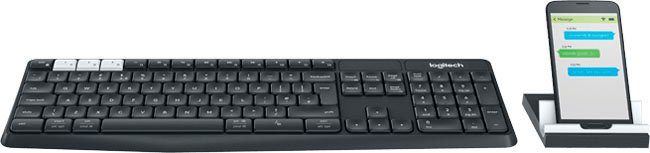 Logitech Bluetooth Multi-Device Keyboard K375s Graphite PC-Tastatur