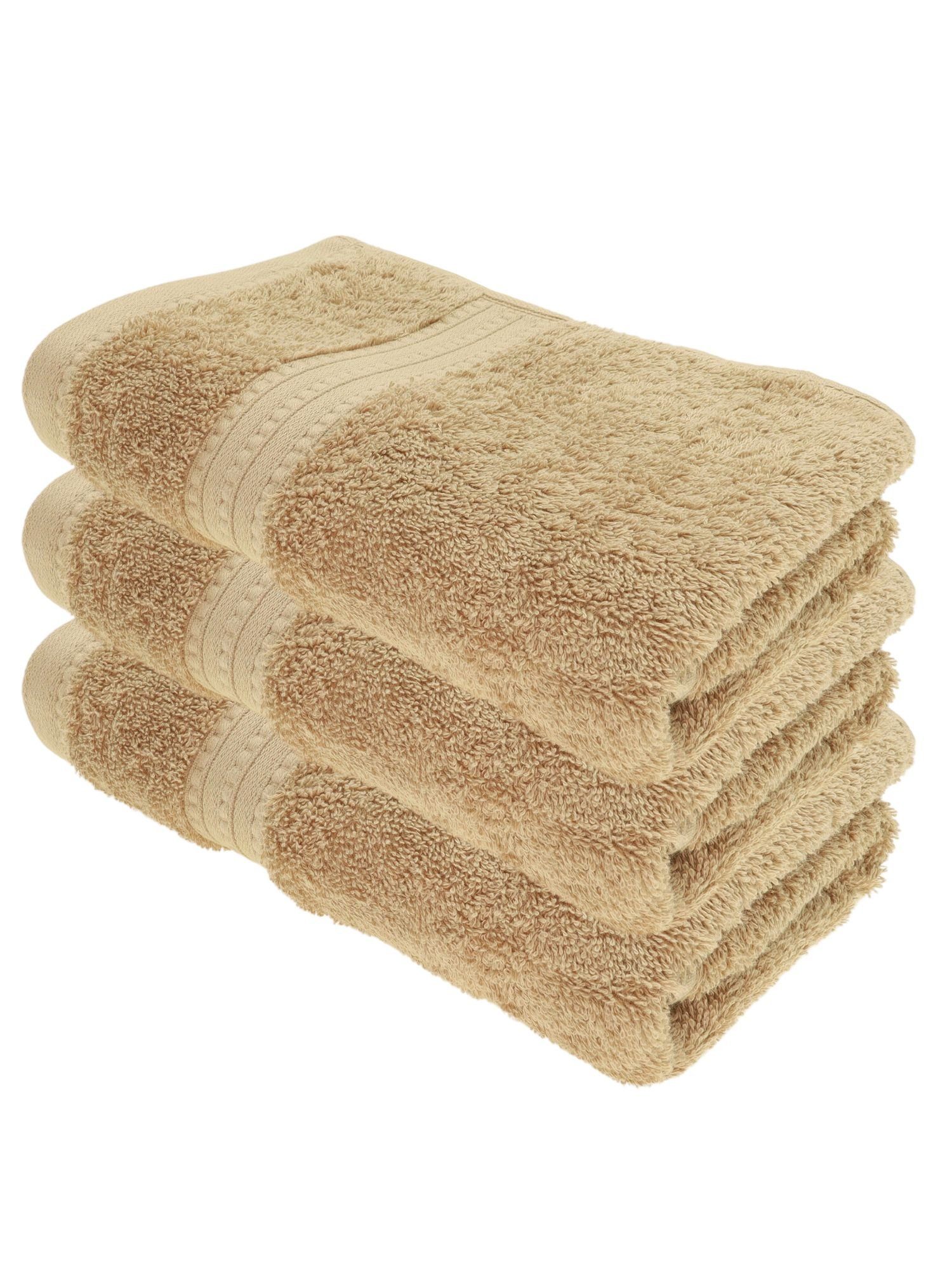 Julie Julsen Handtücher 3-Handtücher-Sand, Bio-Baumwolle (3-St) günstig online kaufen