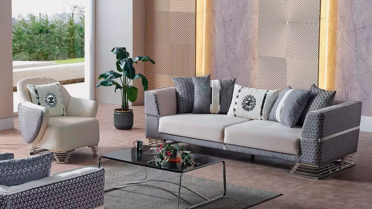 Xlmoebel Polstergarnitur Sofa Set 3+1 Sitze Relax Sessel Möbel Modern Neu, (2-tlg., 1x Sofa 3 Sitzer + 1x Sessel), Hergestellt in Europa