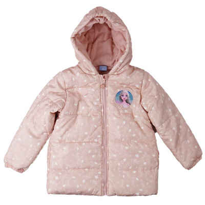 Disney Frozen Winterjacke Die Eiskönigin Elsa Mädchen Kinder Jacke Gr. 92 bis 128, Beige